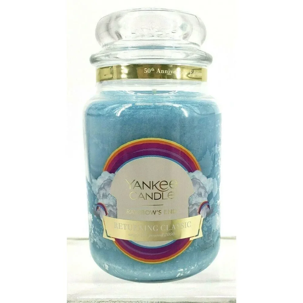 Yankee Candle RAINBOW'S END Candle‎ 50 Anniversary